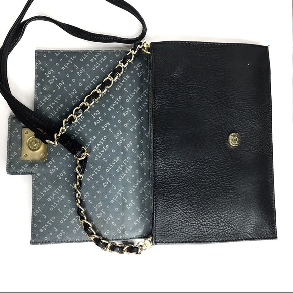 olivia + joy Black Adorno Convertible Crossbody Bag Purse‎ - Picture 5 of 16
